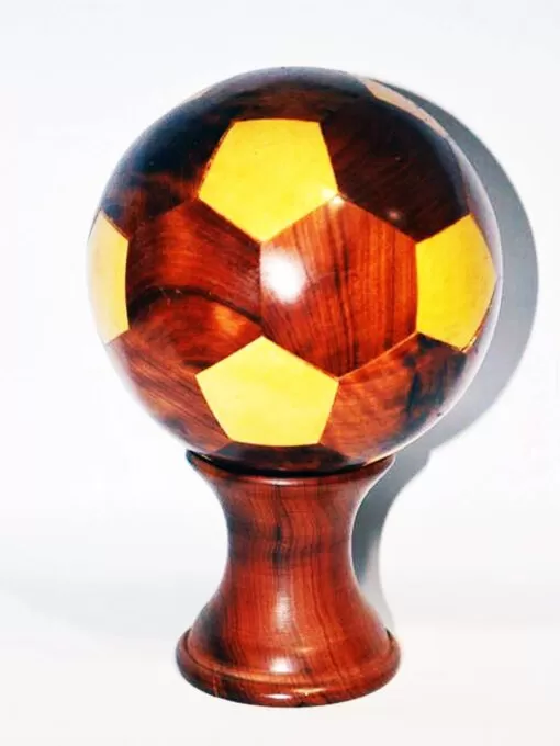 Foot ball - Mini football'ball made of Thuya wood, handmade in the region of Essaouira , Wood with a characteristic scent and o