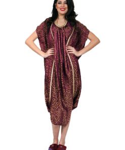 Robe traditionnelle La mode traditionnelle - Robe marocaine en soie imprimée