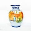 Vase Marrakech souvenir The pottery - Vase with patterns, handmade, with drawings inspired by the city of Marrakech and painted
