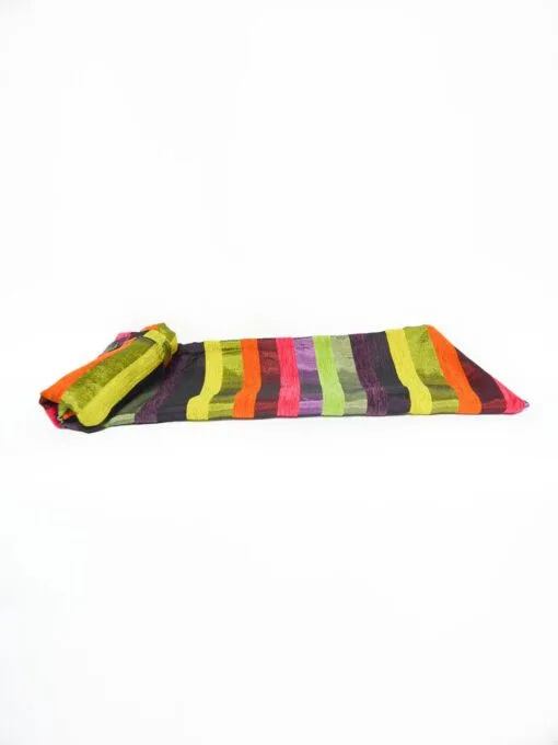 Sabra Plaid The weaving - Pretty plaid with fringes, trendy colors, made in the traditional Moroccan loom, in Sabra known under