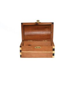 Box half cylinder patterns Boxes - Jewelry box in thuja wood, decorated with encrusted lemon wood, handcrafted by famous artisan