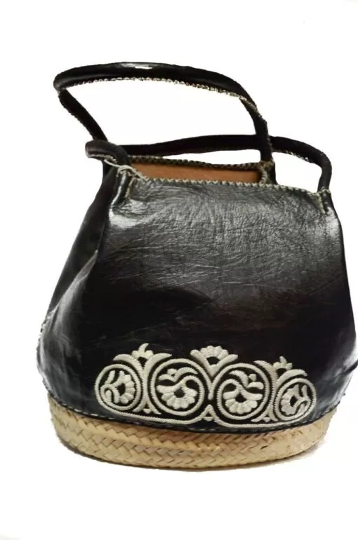 Embroidered Basket bag