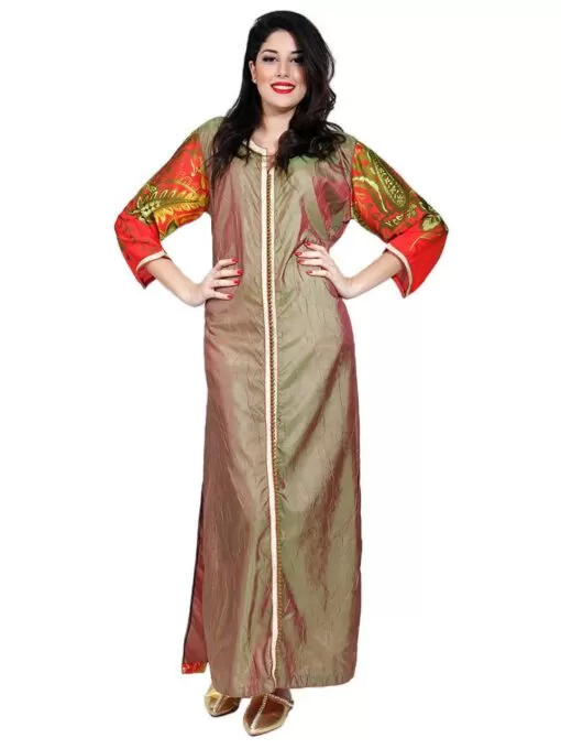 Caftan The traditional fashion - Traditional caftan in taffeta