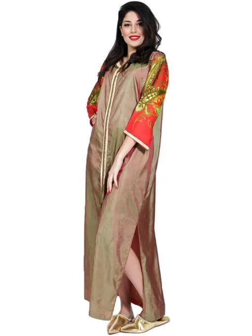 Caftan The traditional fashion - Traditional caftan in taffeta