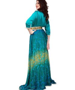 Caftan Caftan - Haute couture caftan in muslin, with satin lining. Made with a pretty simple sfifa and 