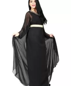 Gandoura The traditional fashion - Gandoura in muslin and silk satin lining