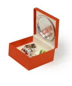 An Orange Moroccan Tea Set Boxes - Attractive Moroccan Tea BOX