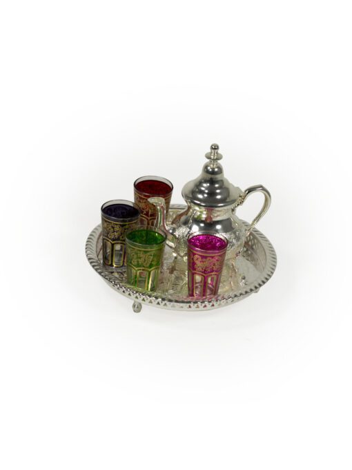 Coffret à thé marocain bleu - Merveilleuse boîte à thé marocaine