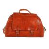 Calfskin leather travel bag