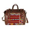 Leather and Kilim travel bag