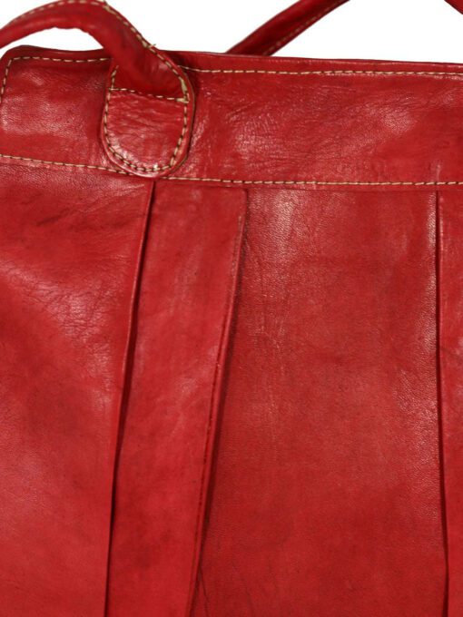 Soft Leather Red Handbag