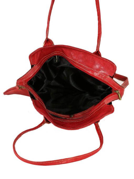 Soft Leather Red Handbag