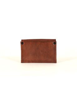 Brown leather wallet Leather - Women's handbag with sophisticated and modern design made of genuine soft cowhide leather, the co