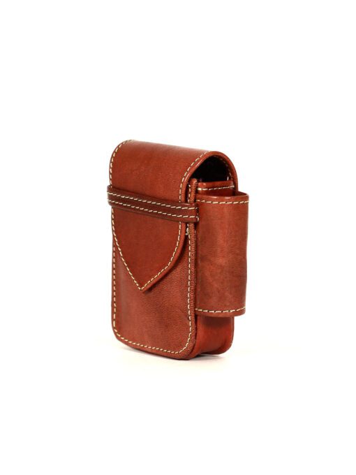 Brown leather cigarette case Leather - Brown leather cigar case, chic and classy using a top quality leather. We provide differ
