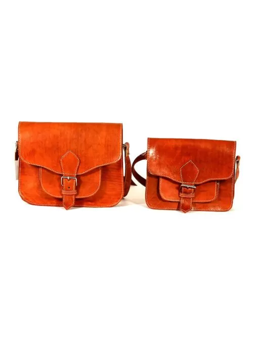 Set of Two Fawn Saddlebags