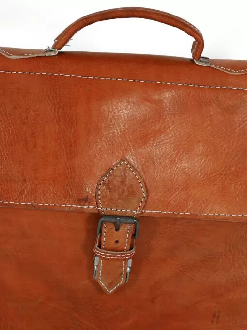 Oranged Calfskin leather Satchel