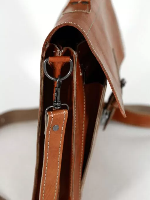 Oranged Calfskin leather Satchel