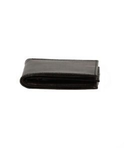 Black sheep leather wallet