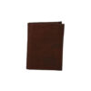 choclate sheep skin leather wallet
