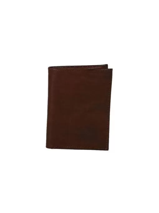 choclate sheep skin leather wallet