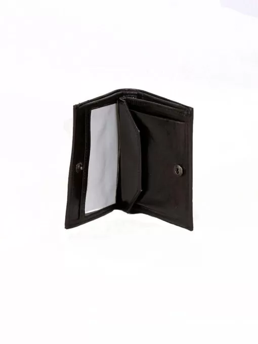 choclate sheep skin leather wallet