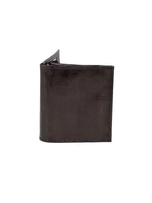 choclate sheep skin leather wallet