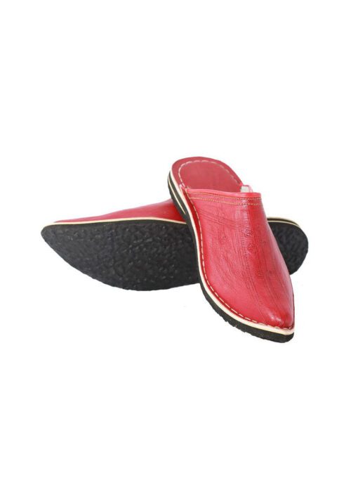 Chaussure orientale Aladin, cuir souple, simple