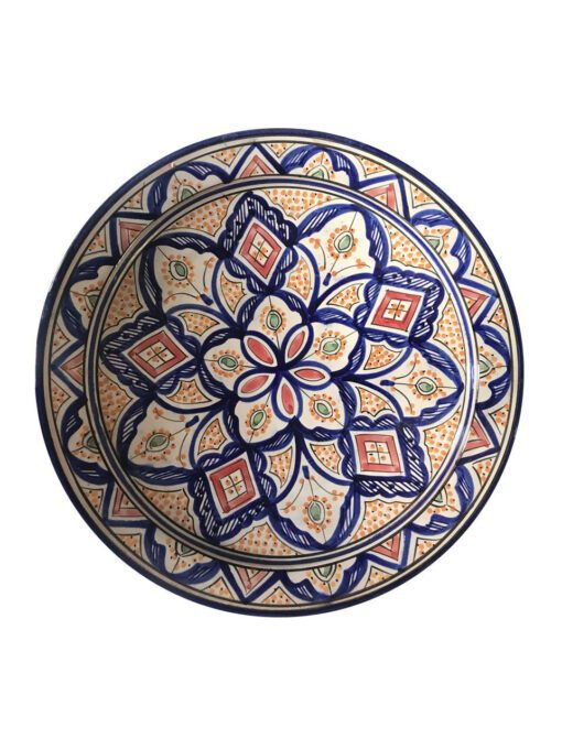 Marrakech ceramic plate