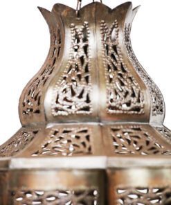 Oriental lamp in coppery metal
