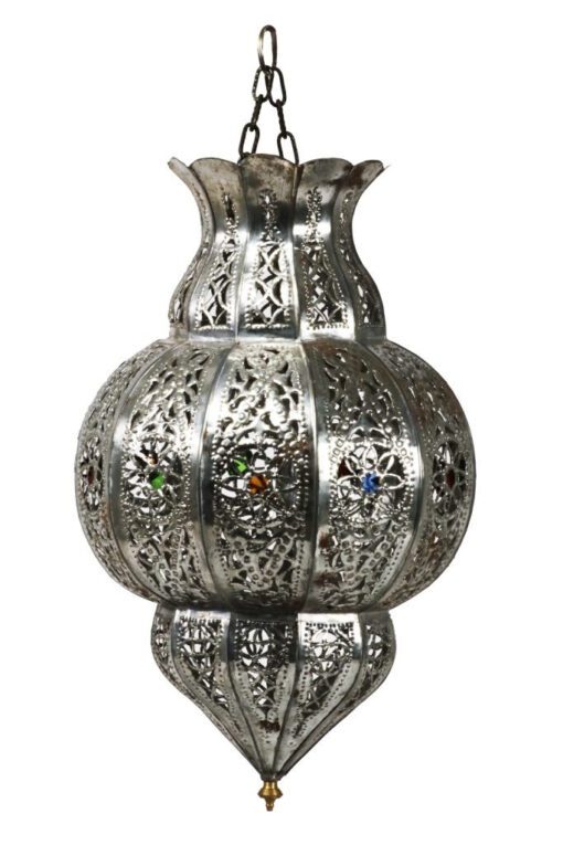 Silver colored tinted lamp