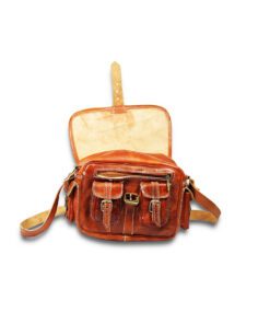 Small leather handbag