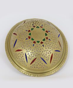 Applique marocchina in stile iracheno, dorata
