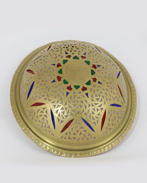 Moroccan wall sconce in iraqi style golden