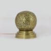 Round lamp in gold