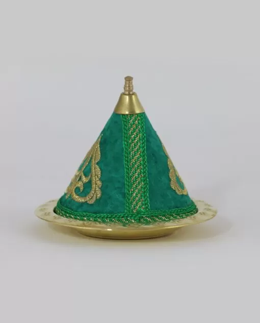 Petit tajine décoratif vert