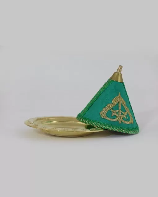Petit tajine décoratif vert