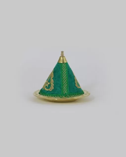 Petit tajine décoratif vert