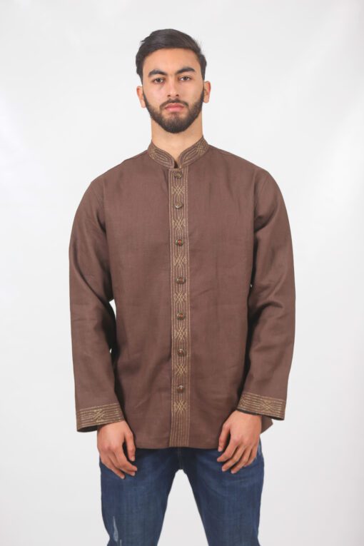 Traditional brown shirt