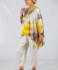 raditional shirt printed with golden color sfifa