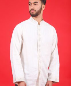 Chemise traditionnelle beige