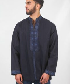 Traditional blue shirt