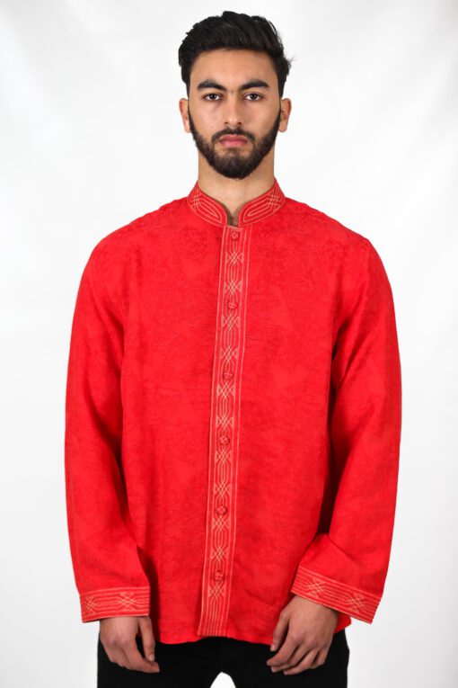 Traditional red tunic
