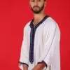White Gandoura for men